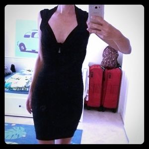Herve Leger Black Dress